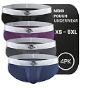 Real Men Ares-Ascent Low-Rise Pouch Bikini Brief - ABCD Custom Pouch Size - Waist XS-5XL