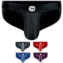 Real Men Ares-Ascent Low-Rise Pouch Bikini Brief - ABCD Custom Pouch Size - Waist XS-5XL