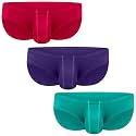 Real Men Ares-Ascent Low-Rise Pouch Bikini Brief - ABCD Custom Pouch Size - Waist XS-5XL
