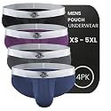 Real Men Ares-Ascent Low-Rise Pouch Bikini Brief - ABCD Custom Pouch Size - Waist XS-5XL