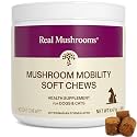 Real Mushrooms Mobility Chews for Dogs and Cats, 240ct