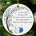 Real Seaglass Friendship Ornaments, Its The Friends We Meet Along The Way
