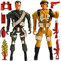 Realistic Moveable Military Soldiers Action Figures Toys Playset for Kids 3+|2Pcs Special Force with 7PCS Army Accessories Toyset for Boys and Girls Decoration Item Birthday Gift for Children