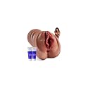 Realistic Pocket Pussy Sex Toys for Men Butterfly Labia Male Masturbator Sex Doll with 5D Textured Vagina and Tight Anus Male Sex Toy Thick TPE Stroker Stable Grip Design for Fuller Immersive Feel