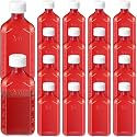 Reallnaive 20 Pcs 8 oz Liquid Medicine Bottles with Caps, Amber