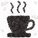 Reallnaive 900 Pcs 300g Fake Coffee Beans Bulk, Mini Resin Vase Fillers