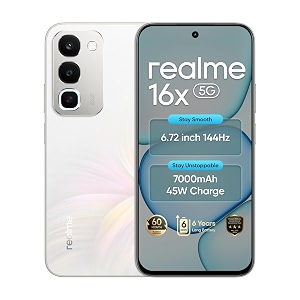 realme 16X 5G Smartphone 7000mAh Titian Battery