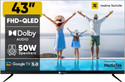 realme TechLife 109 cm (43 inch) QLED Full HD Smart Google TV