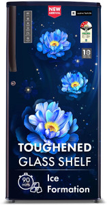 realme techlife 180 l direct cool single door 3 star refrigerator with rapid chill technology and large vegetable basket bloom blue 180bd3rm23b