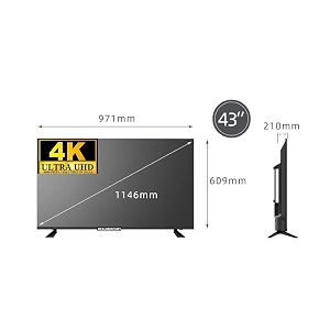 43 43 inch 4k vivid ultr hd smart mouse remote m6v3 series 110cm
