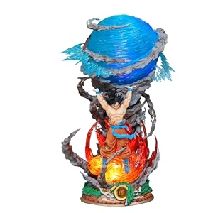 goku action figure dragon ball z action figures spirit bomb led lights goku spirit bomb anime action figures premium dragon ball z action figure 25cm for anime giftoffice tablestudy table