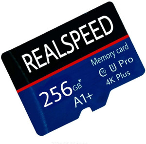 realspeed rsd256gb 4k hd 256 gb mmc micro card class 10 130 mbs  memory card compatible with tablet mobile computer tablet
