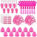 Realspring 148 Pcs Spirit Week Accessories School Team Spirit Items