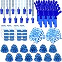 Realspring 148 Pcs Spirit Week Accessories School Team Spirit Items