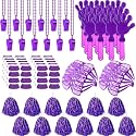 Realspring 148 Pcs Spirit Week Accessories School Team Spirit Items