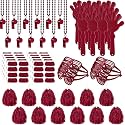 Realspring 148 Pcs Spirit Week Accessories School Team Spirit Items