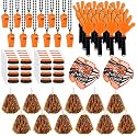 Realspring 148 Pcs Spirit Week Accessories School Team Spirit Items