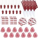 Realspring 148 Pcs Spirit Week Accessories School Team Spirit Items