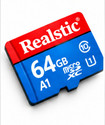 Realstic A1 64 GBpp MicroSpD Card Class