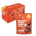 Realsy Chocolate Peanut Butter Stuffed Medjool Dates, Organic Dates with No Sugar Added, Gluten-Free, Vegan, Good Source of Fiber, Low Glycemic Index, All Natural Healthy Snack, (10 Pack)