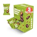 Realsy Stuffed Medjool Dates, Organic Dates with No Sugar Added, Gluten-Free, Vegan, All Natural Healthy Snack, Single Wrapped (40 ct) (Almond Butter)