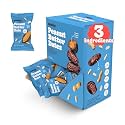 Realsy Stuffed Medjool Dates, Organic Dates with No Sugar Added, Gluten-Free, Vegan, All Natural Healthy Snack, Single Wrapped (40 ct) (Peanut Butter)