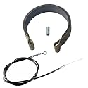Rear 4"Brake Band Pin Kit&amp;70"Throttle Cable For Predator 420 212 196cc 6.5hp ATV For Manco Bandit Critter 1492 4316 297 Go Kart For Rotary 484 For Azusa 2251-B Yard Cart
