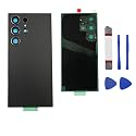 Rear Back Glass Replacement for Samsung Galaxy S24 Ultra 5G, Dark Gray