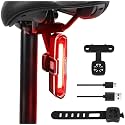 Rear Bike Light Powerful 110 Lumens with 5 Modes Red/Blue by DON PEREGRINO