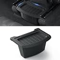 Rear Center Console Floor Storage Box for Tesla Model Y Juniper 2025 2026 Rear Center Console Organizer - 2nd Row Seat Organizer Bin for Model Y Juniper Accessorie