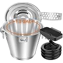 Rear Grease Drainage System for Blackstone Griddle 36 inch with Bucket