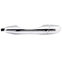Rear Left Drive Side Chrome Exterior Door Handle w/Cover Compatible with 2016-2020 Kia Sorento,Replaces 82651-C5010 83652-C5010