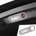 GZXinWei Rear Trunk Liftgate Close Button Frame Decor Sticker Interior Trim Accessories for Alcantara Tesla Model Y 2020-2024 Model 3 2021-2023 Gray Suede