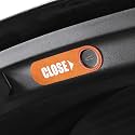 GZXinWei Rear Trunk Liftgate Close Button Frame Decor Sticker Interior Trim Accessories for Alcantara Tesla Model Y 2020-2024 Model 3 2021-2023 Orange Suede
