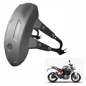 rear tyre flexible mudguard bike splash guard abs material compatible with ktm 250 duke black