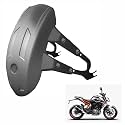 Rear Tyre Flexible Mudguard Bike Splash Guard ABS Material Compatible with KTM 250 Duke, Black