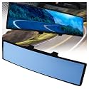 12'' Rear View Mirror, Blu-Ray Car Mirror, Anti-Glare Easy To Install