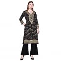 REBECCA Women39s Winter Woolen Kurti Jacquard Straight