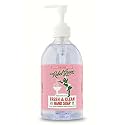 Rebel Green Fresh and Clean Hand Soap, Natural Moisturizing Liquid Soap - Pink Lilac Scented, 16 Ounce Pump Bottle, Pack of 4