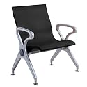 Reception Chair Set for Waiting Room, Visitor Sofa with Armrests, Comfortable Airport Bench for Bank, Hospital, School, Barbershop - Stylish Seating Solution