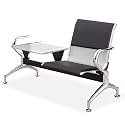 Reception Chair with Table - PU Leather Guest Bench for Hospitals, Salons, Conferences &amp; Waiting Areas - Stylish, Durable Seating Solution for Comfort &amp; Convenience