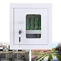 Rechargeable 6-Port Mobile Phone Charging Station with Combination Lock &amp; Wheels - USB Charging Locker for Schools, Churches, Airports, and Public Spaces