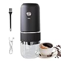 Rechargeable Coffee Grinder, Coffee Machine with Grinder, Lightweight Coffee Machine, Rechargeable Espresso Grinder for Travel, Camping, Driving, Home Offices