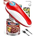 Rechargeable Electric Can Opener with Replaceable Blade & Smooth Edge