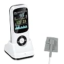 Rechargeable Handheld pulse oximeter Adult Finger Spot-Checking Adjustable pulse and SpO2 level alarm Accurate measurementof SpO2/PR/RR/PI