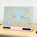 Rechargeable LED Drawing Board for Kids: 20 Hour Battery Life Scratch