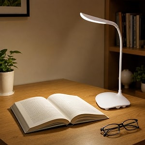 Rechargeable LED Study Table Lamp White Pack