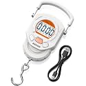 Fishing Scale 132lb/60kg Luggage Scale Digital Fish Scale with Backlit LCD Display, Fish Weight Scale Luggage Weight Scale Hanging Scale with 4 Units USB Cord, Fishing Accessories Fishing Gift