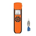 Rechargeable mini OPM 2 in 1 Function Optical Power Meter -70+6dbm with FC-LC Adapter and LED Lighting Portable Fiber Optic Tester SC/FC/ST Universal Interface