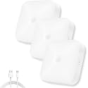 Rechargeable Motion Sensor Closet Light, 500LM Wireless Ceiling Light 3Pack